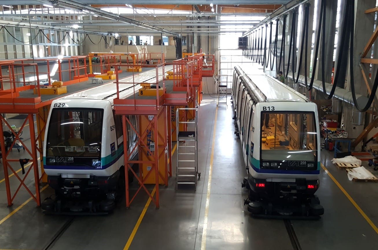 Read more about the article SAFRA to carry out the mid-life renovation of the VAL 28 AG metro in Rennes