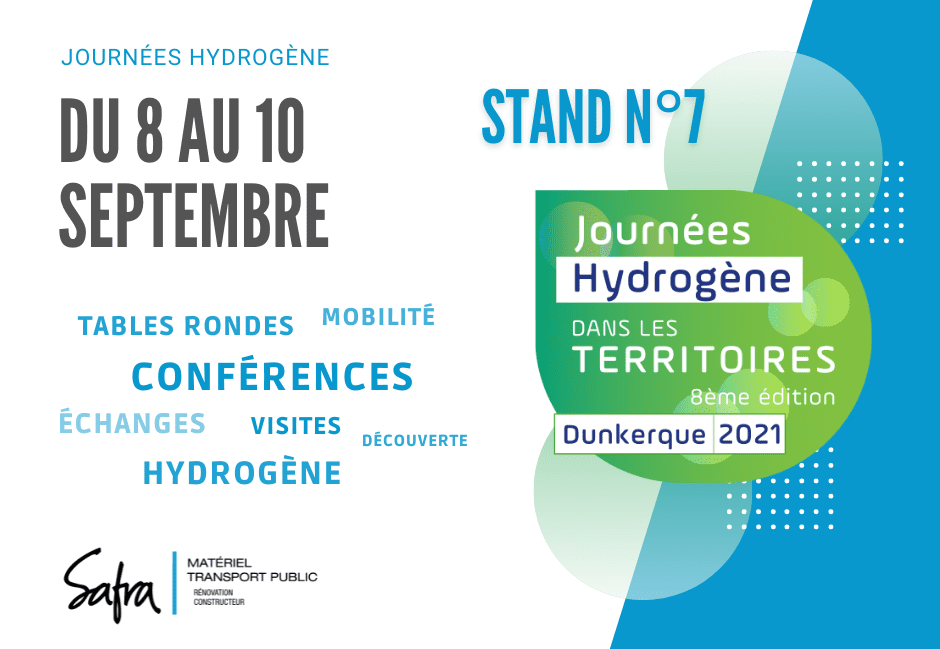 Affiche du salon "Journées Hydrogènes" à Dunkerque