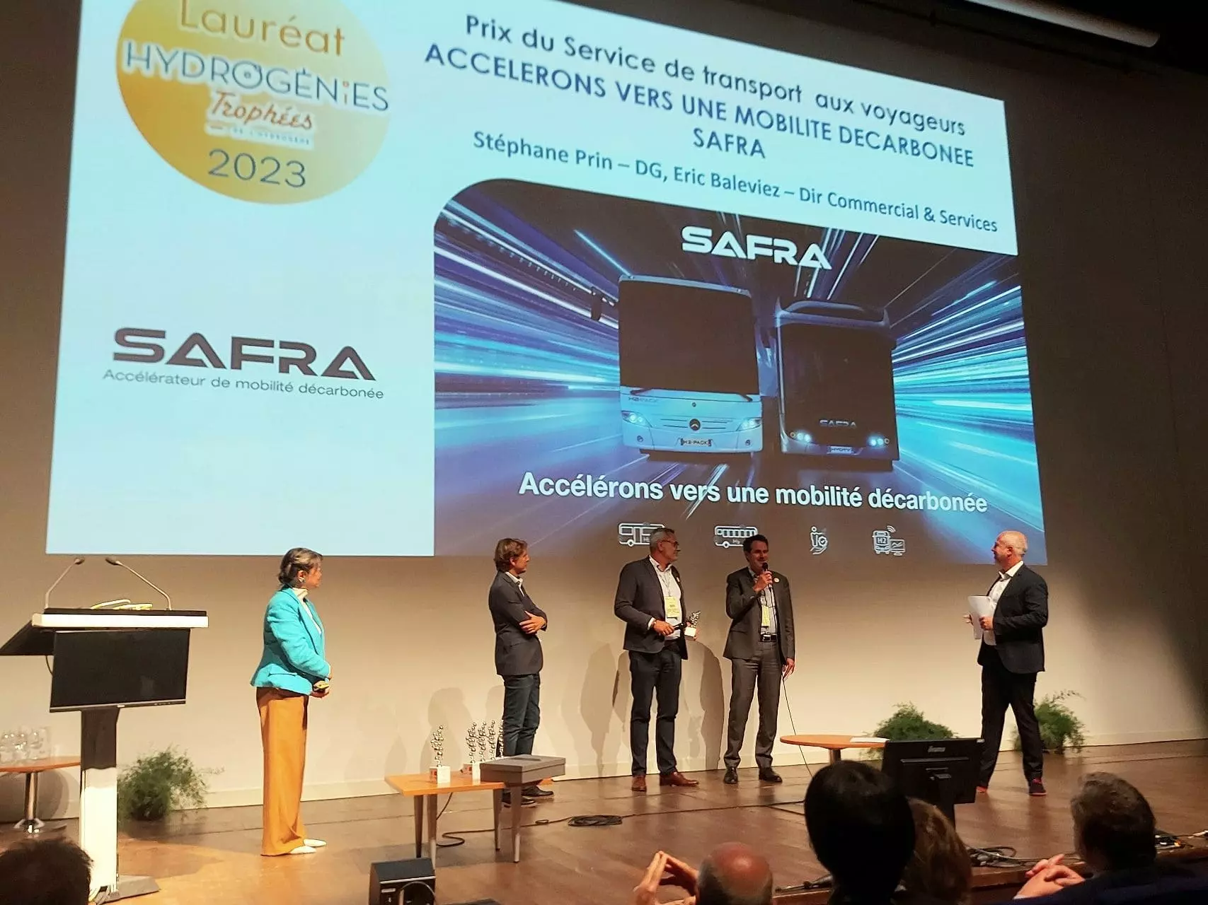 SAFRA remporte le Prix du Service de Transport aux voyageurs